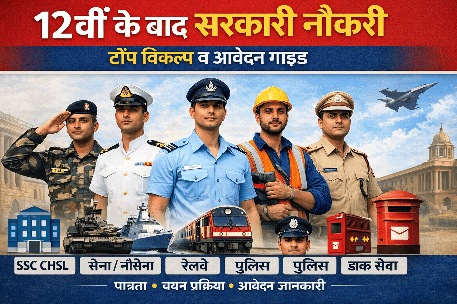 12वीं के बाद सरकारी नौकरी: युवाओं के लिए सुनहरा अवसर