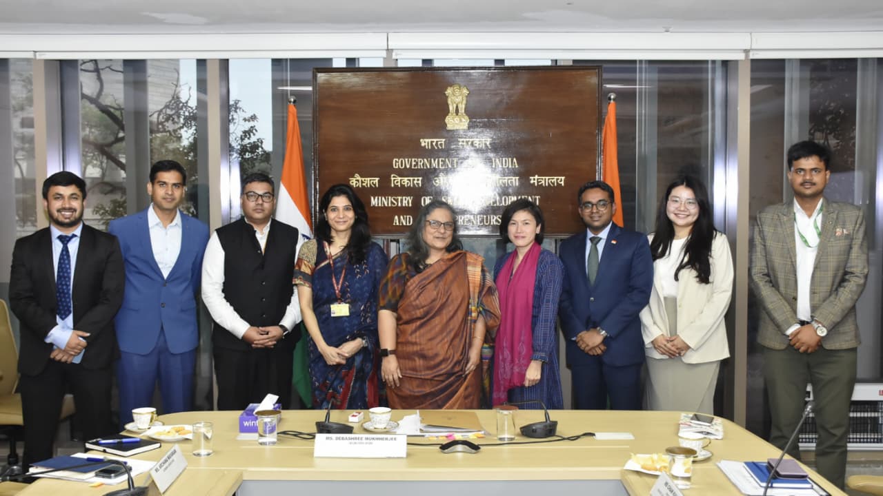 Secretary, MSDE meets Singapore delegation to strengthen collaboration in skill development