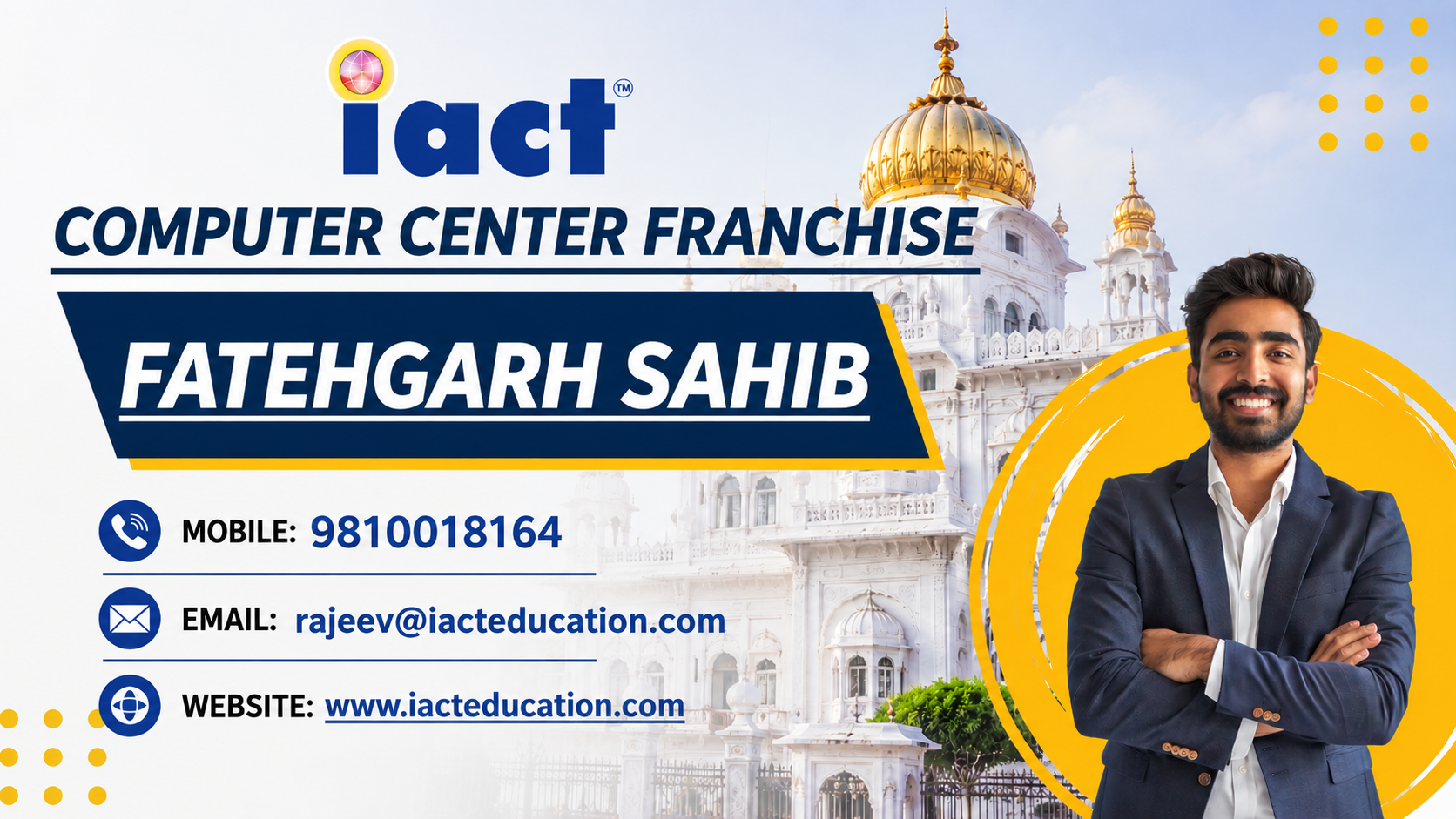 Start a Computer Center Franchise in Fatehgarh Sahib and Grow with iact education