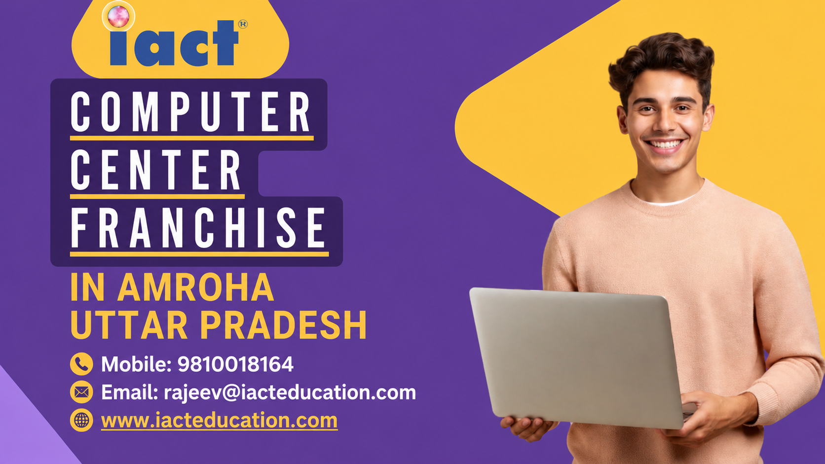 Computer Institute Franchise In Amroha Uttar Pradesh-iacteducation