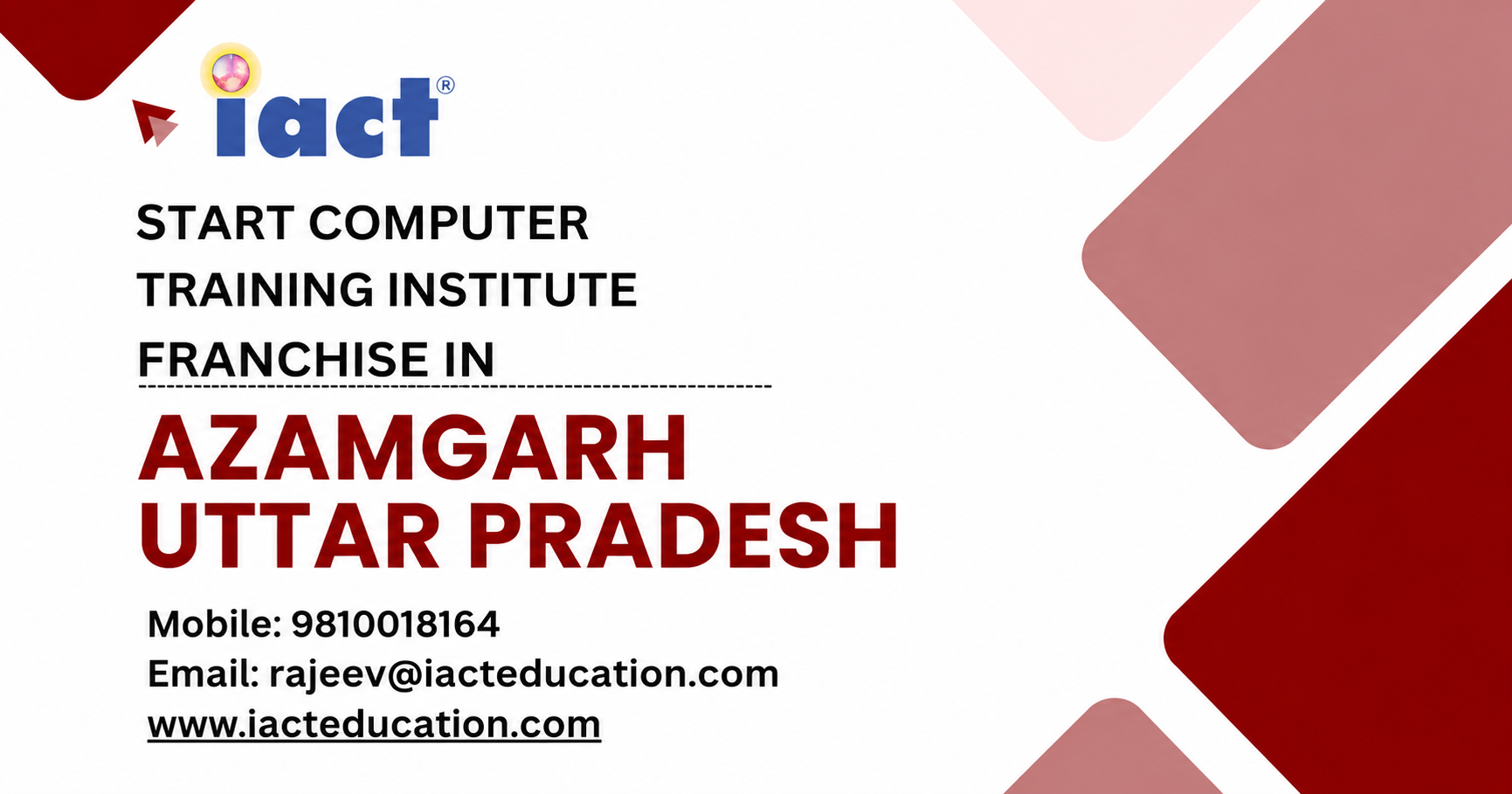 Build Your Computer Institute In Azamgarh With iact education