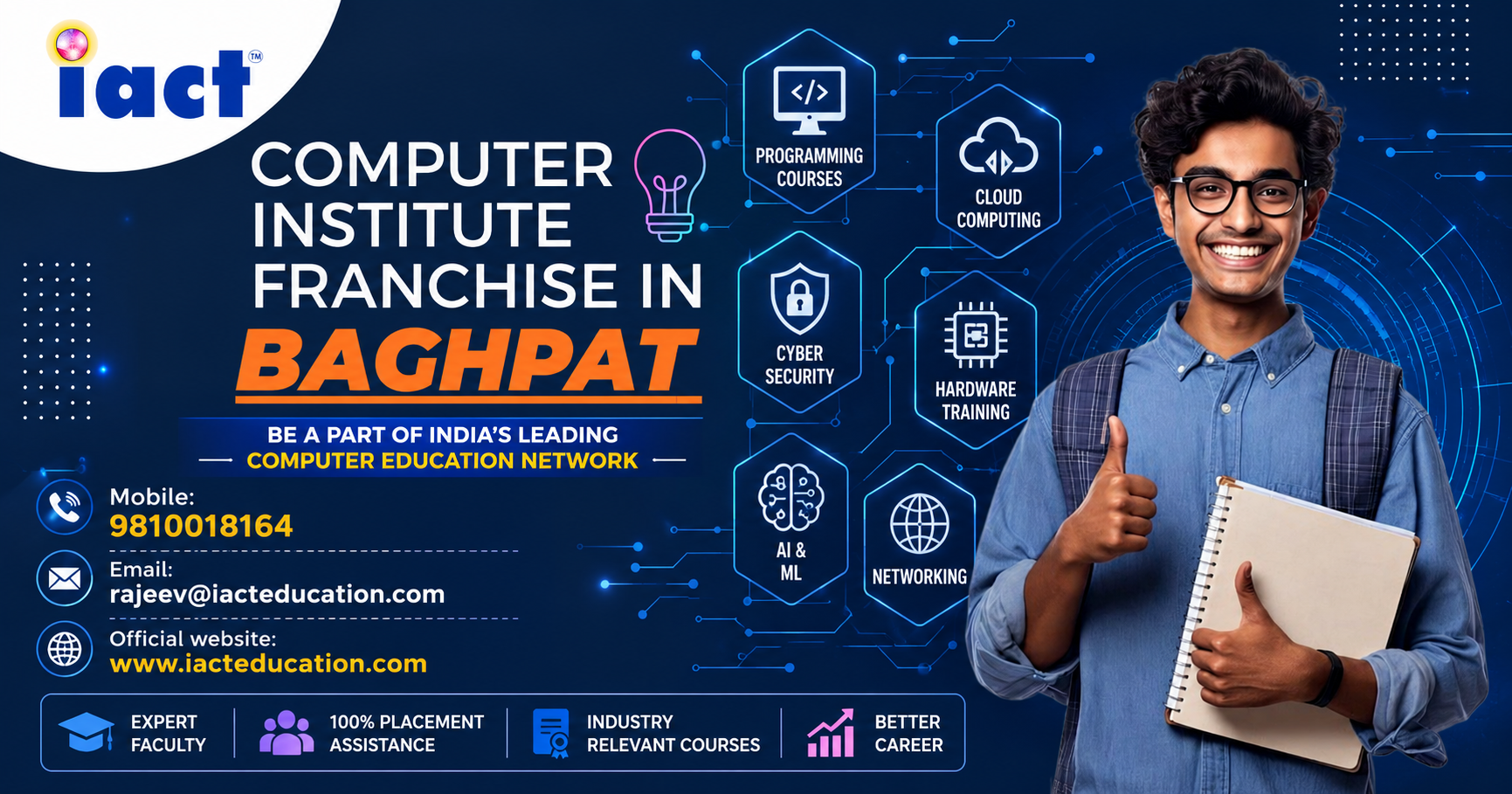 Government Computer Center Franchise in Baghpat | Start Your Own Skill Training Institute with IACT Education