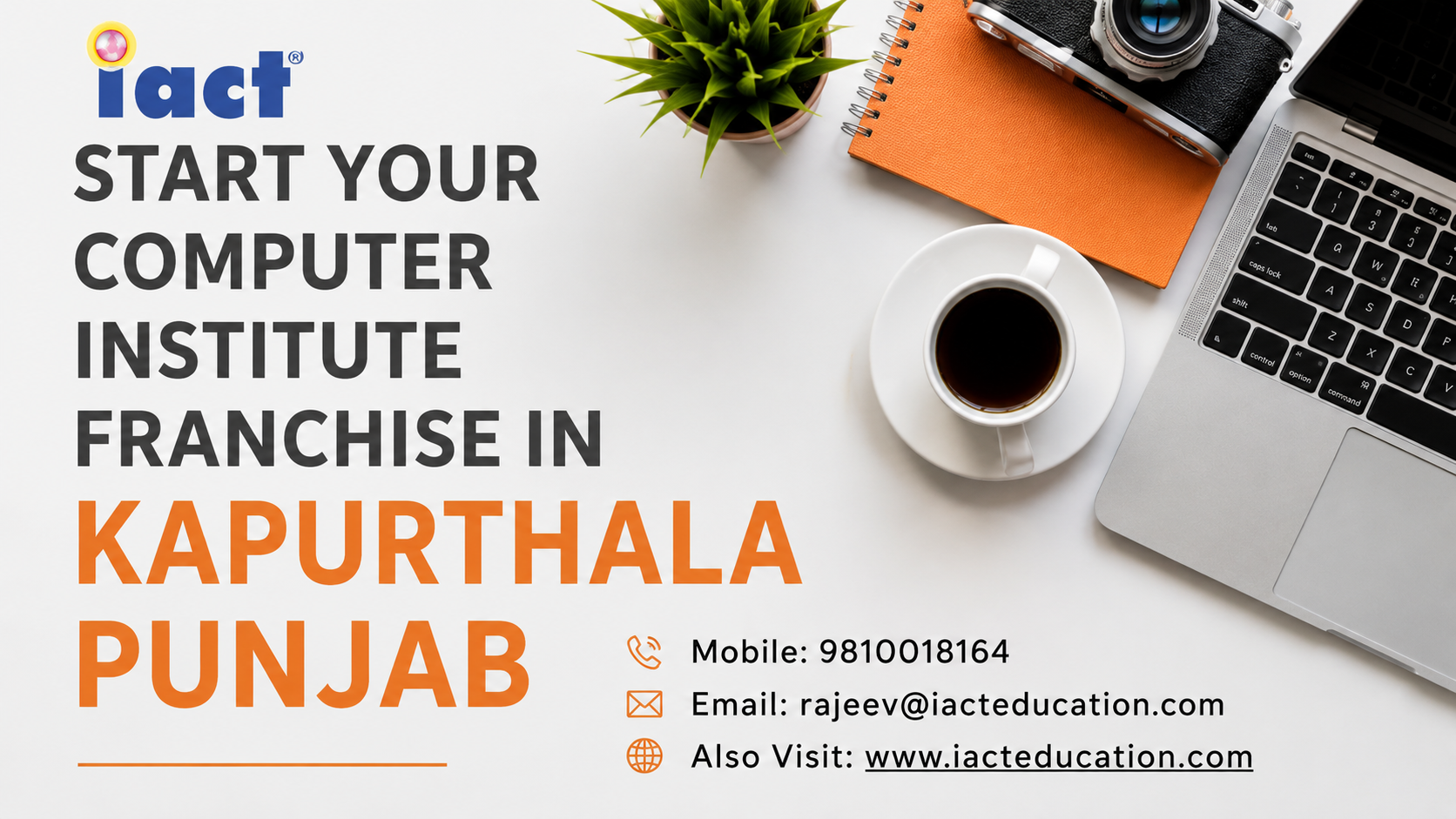 Start Your Computer Institute Franchise In Kapurthala With iact education