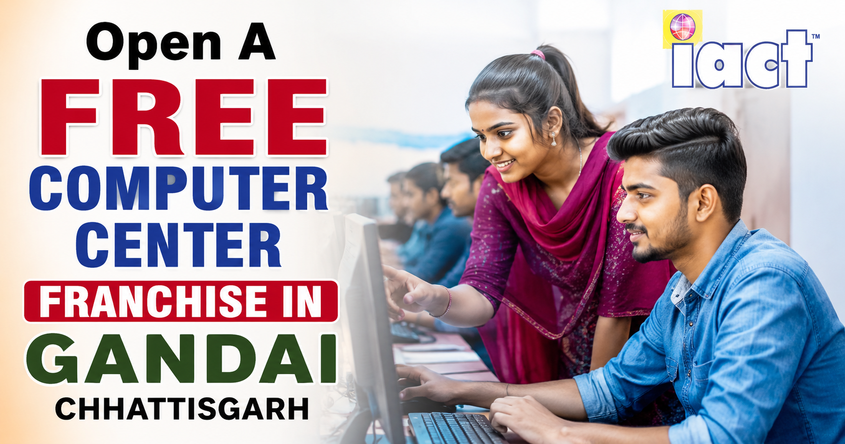 Open A Free Computer Center Franchise In Gandai Chhattisgarh