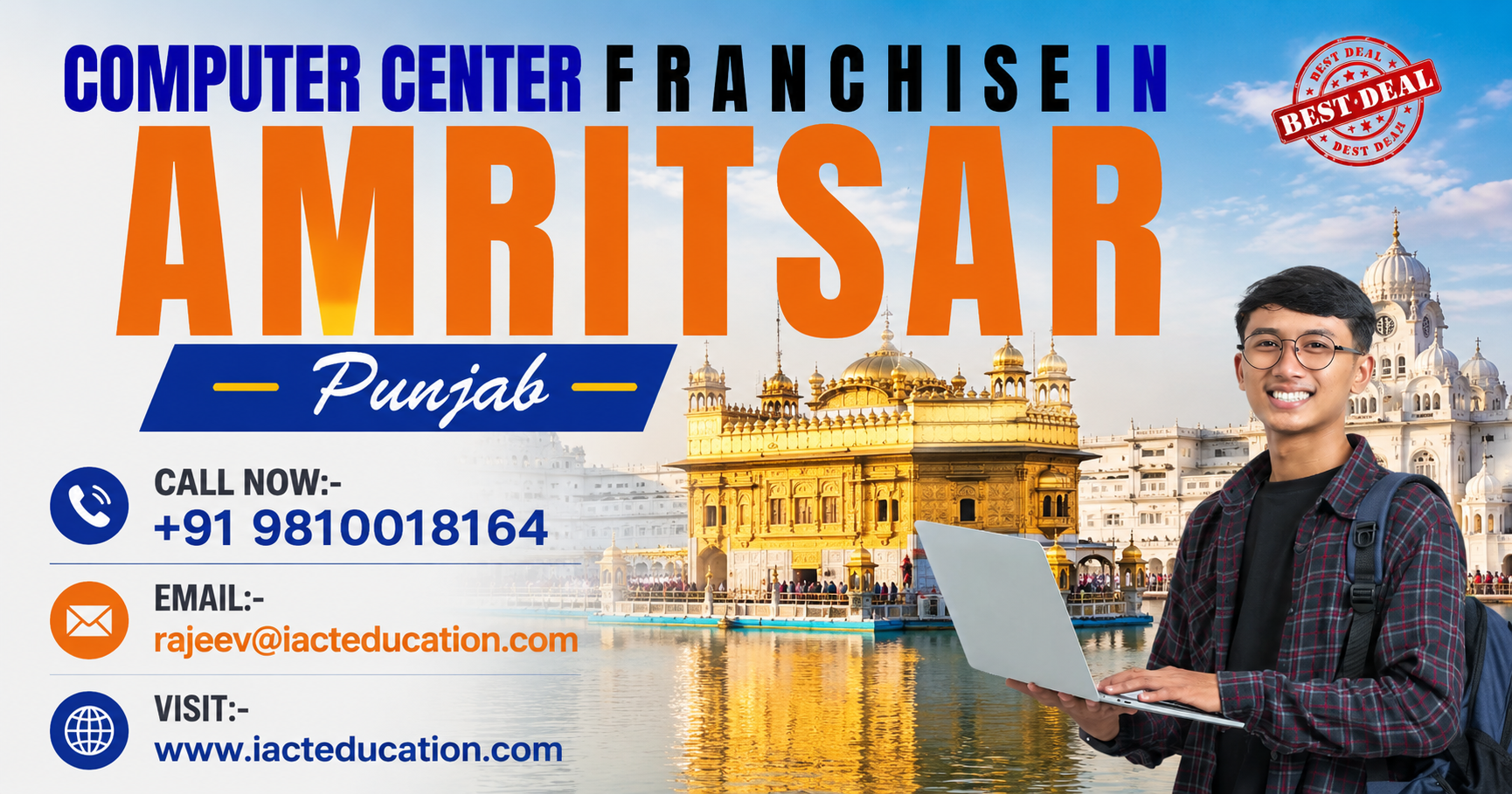 Computer Institute Franchise Opportunity in Amritsar Punjab Growing with Rising Demand for Digital Skill Education